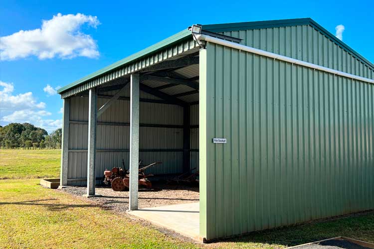 Fair Dinkum Builds Sheds Lismore NSW Shed Roof Pitch Image