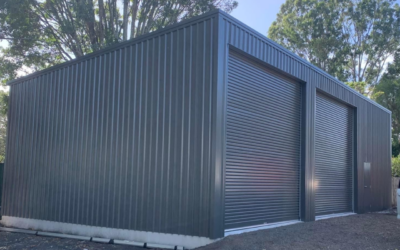 Woodland Grey Shed in Monoclad Finish