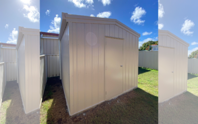 Garden Shed in ColorBond Dune