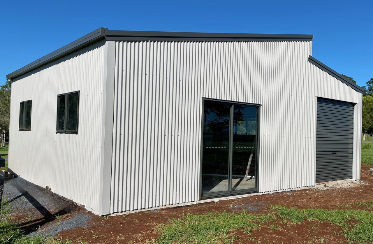 Shed with Enclosed Lean To Fair Dinkum Builds Northern Rivers.
